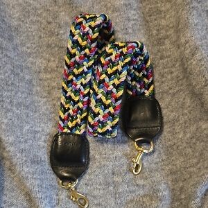 Clare V Multicolor Braided Bag Strap